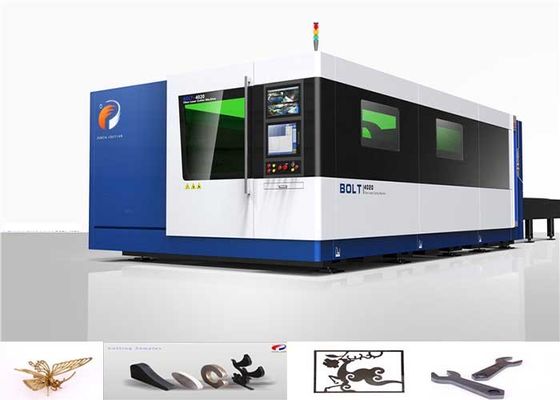 Horizontal Fiber Optic Laser Cutting Machine High Speed 4.0G Acceleration