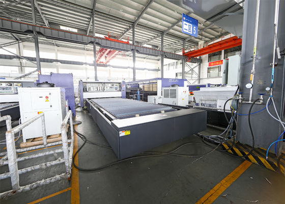 IPG 6000W Large Format Fiber Laser Cutting Machine For Mild Steel Working Table