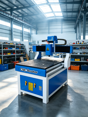 Mini 6090 Wood CNC Router Machine With Rotary Desktop 50HZ CE