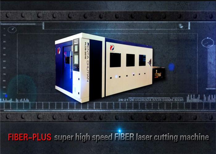 IPG CNC Laser Cutting Machine For Stainless Steel , Fiber Optic Laser