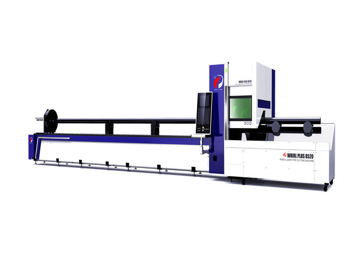 Stainless Steel Square Pipe Laser Cutting Machine 2000 W Automatic