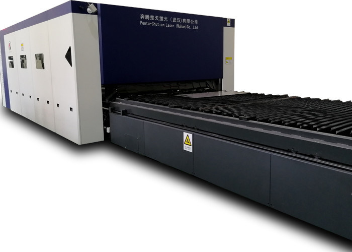 Full Automatic Fiber Optic Laser Cutter For Metallic Sheet , Easy Operate