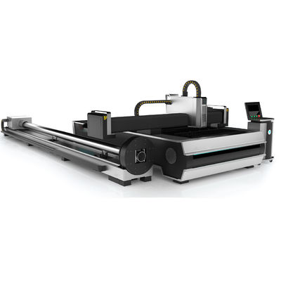 With Rotary Metal Pipe  Tube 1530 Laser Cutting Machine CNC Raycus 6000W 12000W
