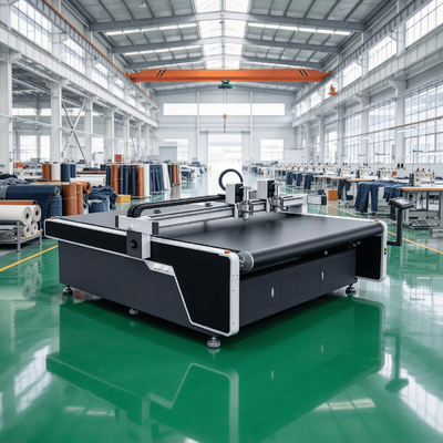 Cnc Oscillating Knife Cutting Machine For Car Mat Cutting 1625 Working Size