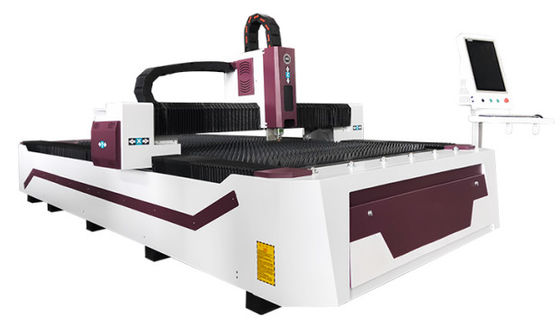 Fiber CNC Laser Cutting Machine 3Kw 6Kw 380V 3 Phase 50 - 60Hz